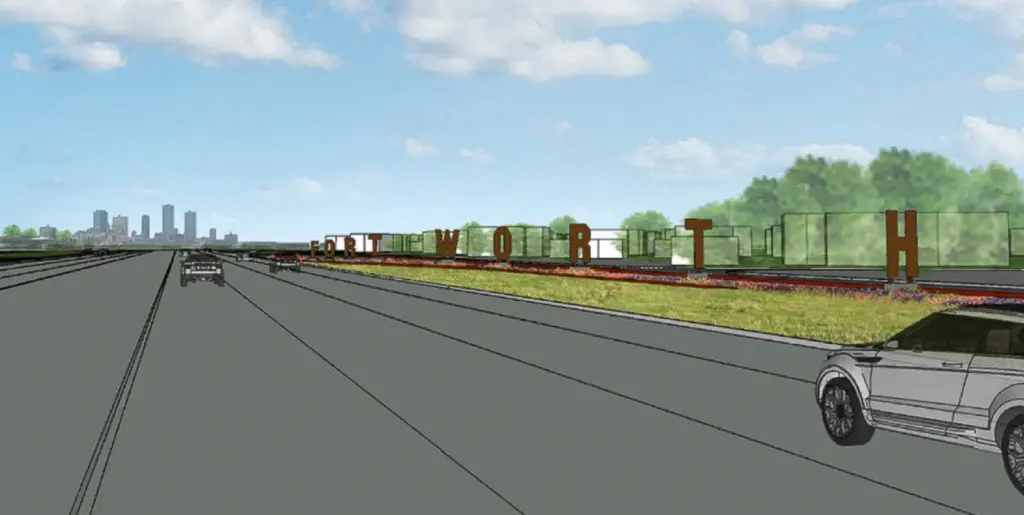 Rendering of state highway 121 art project (1)