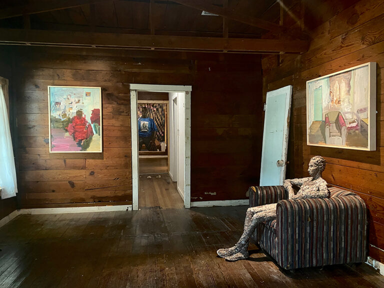 Sedrick Huckaby installation at Kinfolk House